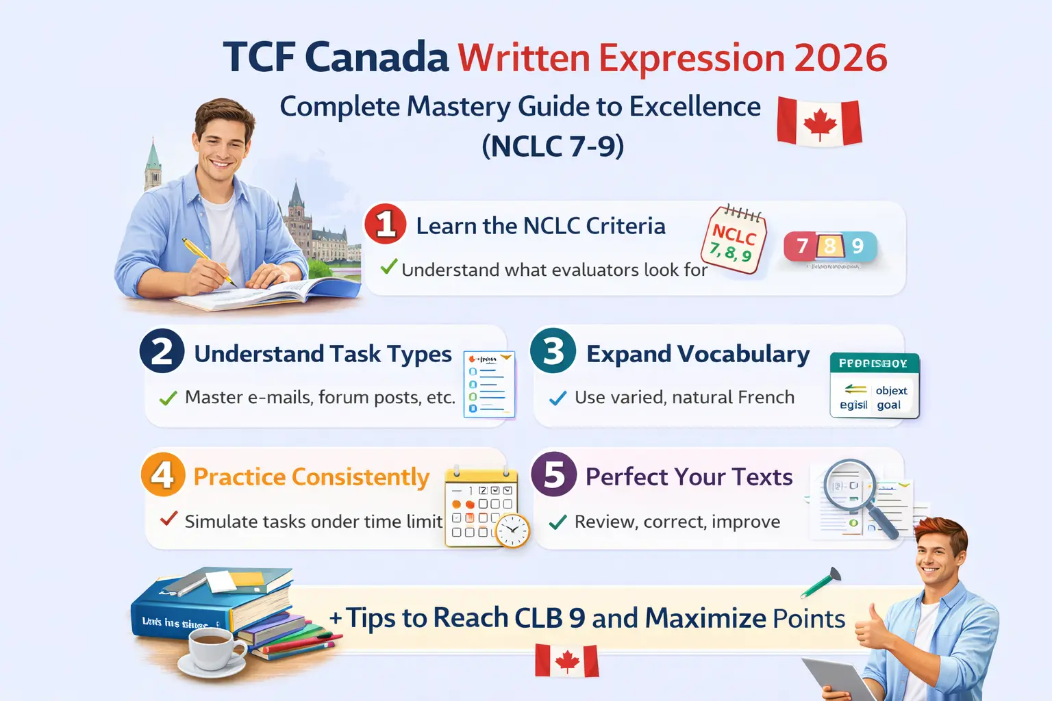 TCF Canada Written Expression 2026: Complete Mastery Guide to Excellence (NCLC 7-9)
